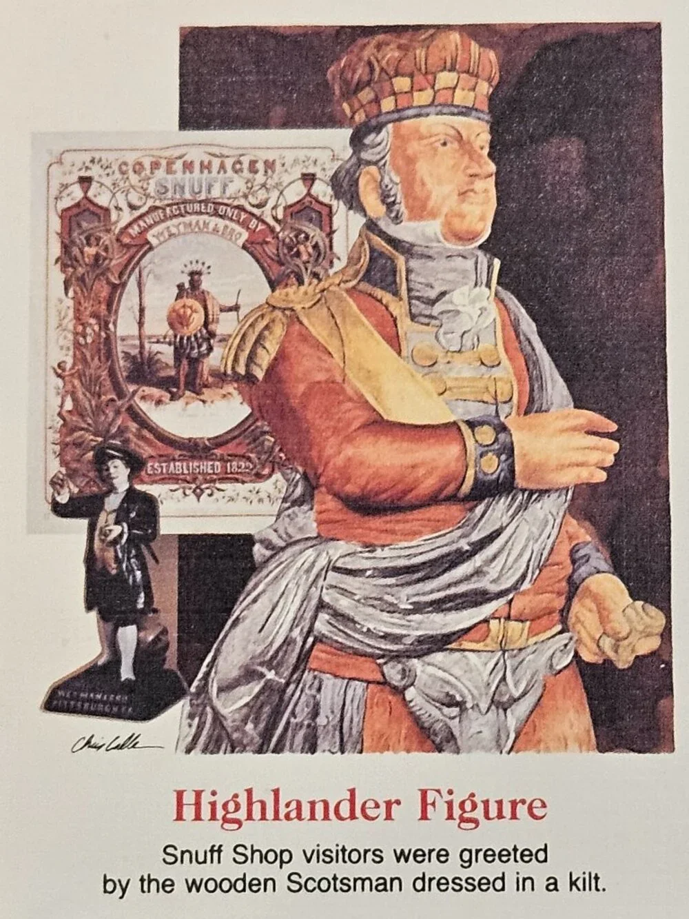 RARE COLLECTIBLE USPS 1ST DAY ISSUE COVER HIGHLANDER FIGURINE STAMP ENVELOPE FDC